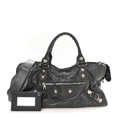 Balenciaga Agneau Giant 21 Silver Hardware Part Time Anthracite 3 of 12