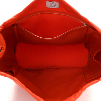 Hermes Canvas The Grooming Bag Bleu Navy Feu 7 of 13