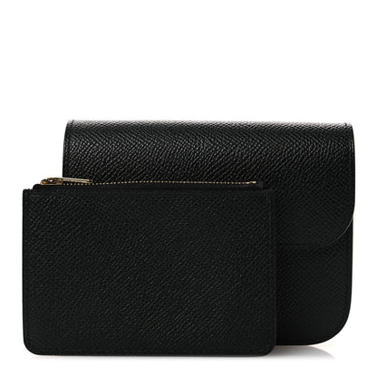 Hermes Epsom Constance Slim Wallet Black 3 of 10