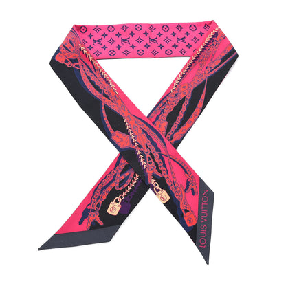 Louis Vuitton Silk Dreamonogram Bandeau Pink Glitter 1 of 5