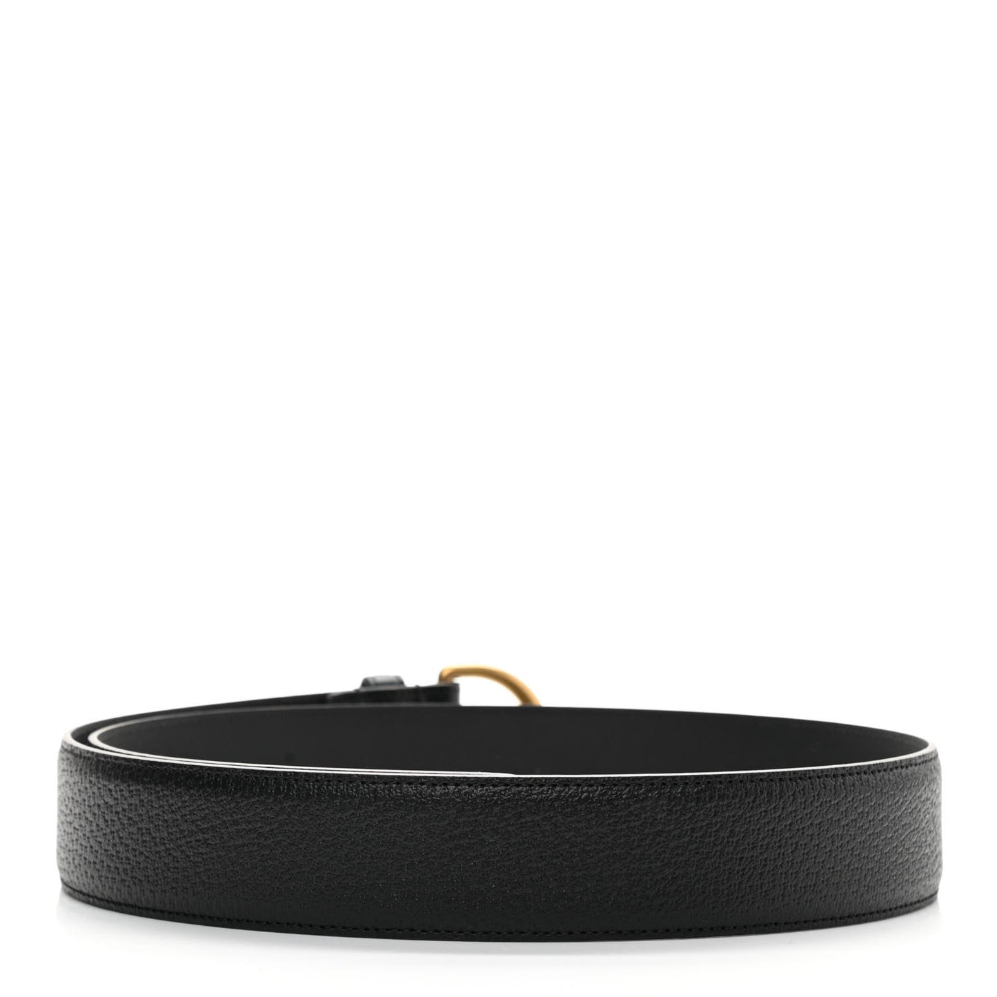 Textured Dollar Calfskin 40mm Belt 95 38 Black