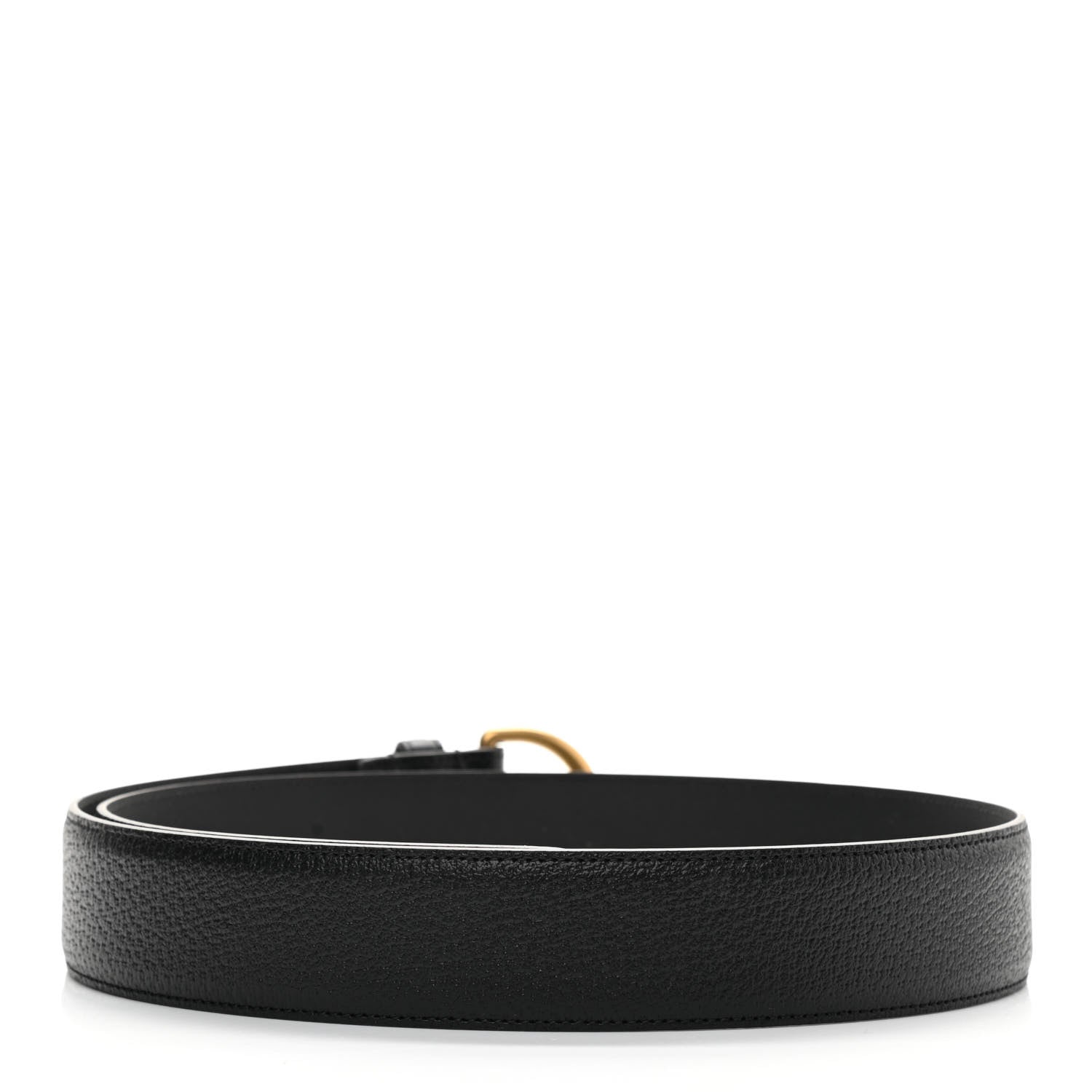 Gucci Textured Dollar Calfskin 40mm Belt 95 38 Black 2 of 5