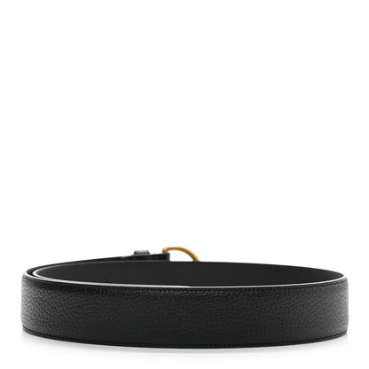 Gucci Textured Dollar Calfskin 40mm Belt 95 38 Black 2 of 5