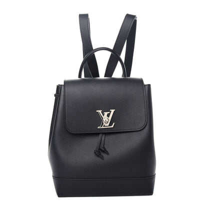 Louis Vuitton Calfskin Lockme Backpack Black 1 of 10