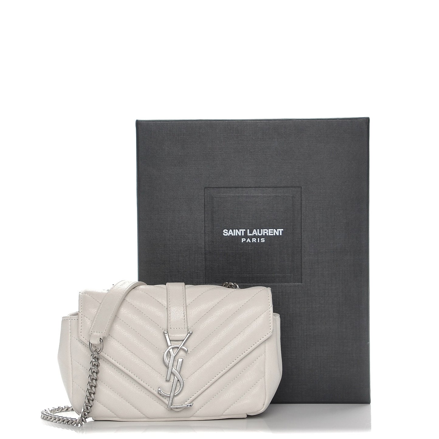 Sheepskin Matelasse Monogram Classic Baby Chain Bag Porcellana