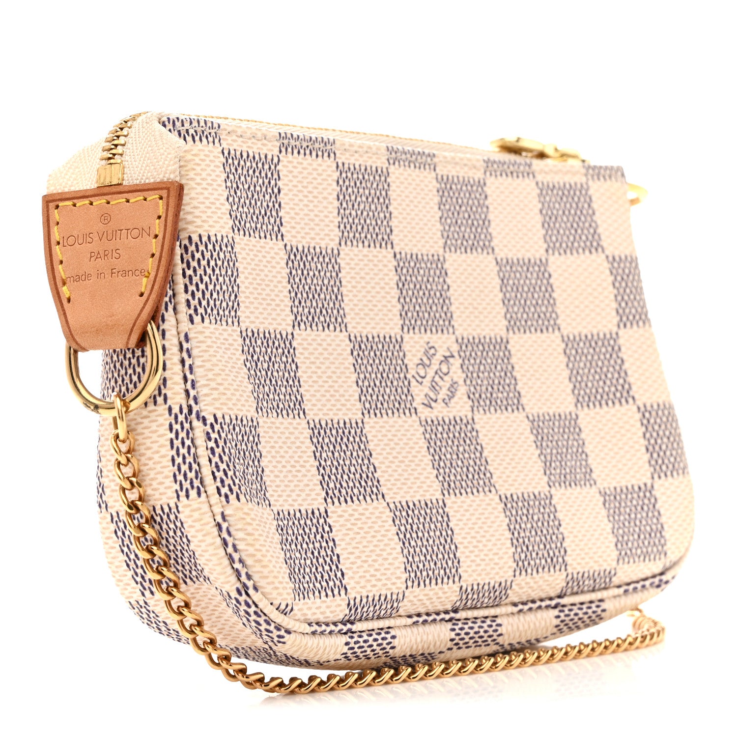 Louis Vuitton Damier Azur Mini Pochette Accessories 3 of 11