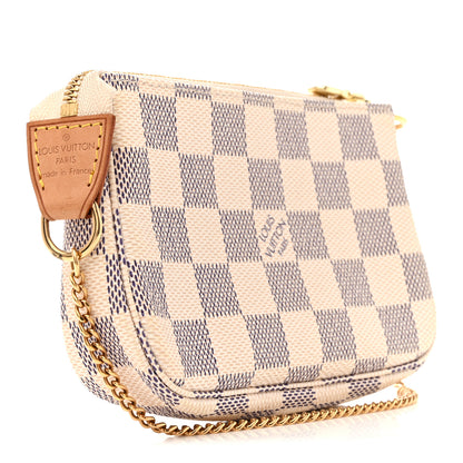 Louis Vuitton Damier Azur Mini Pochette Accessories 3 of 11