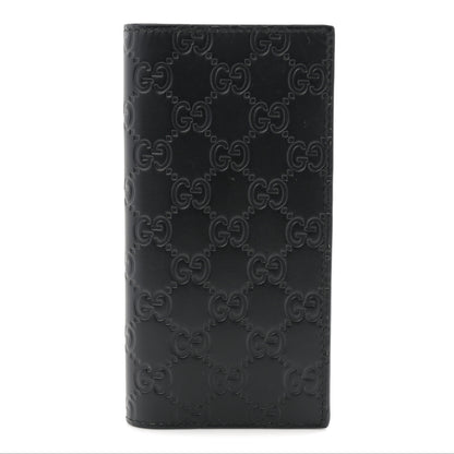 Gucci Guccissima Long Wallet Black 1 of 8