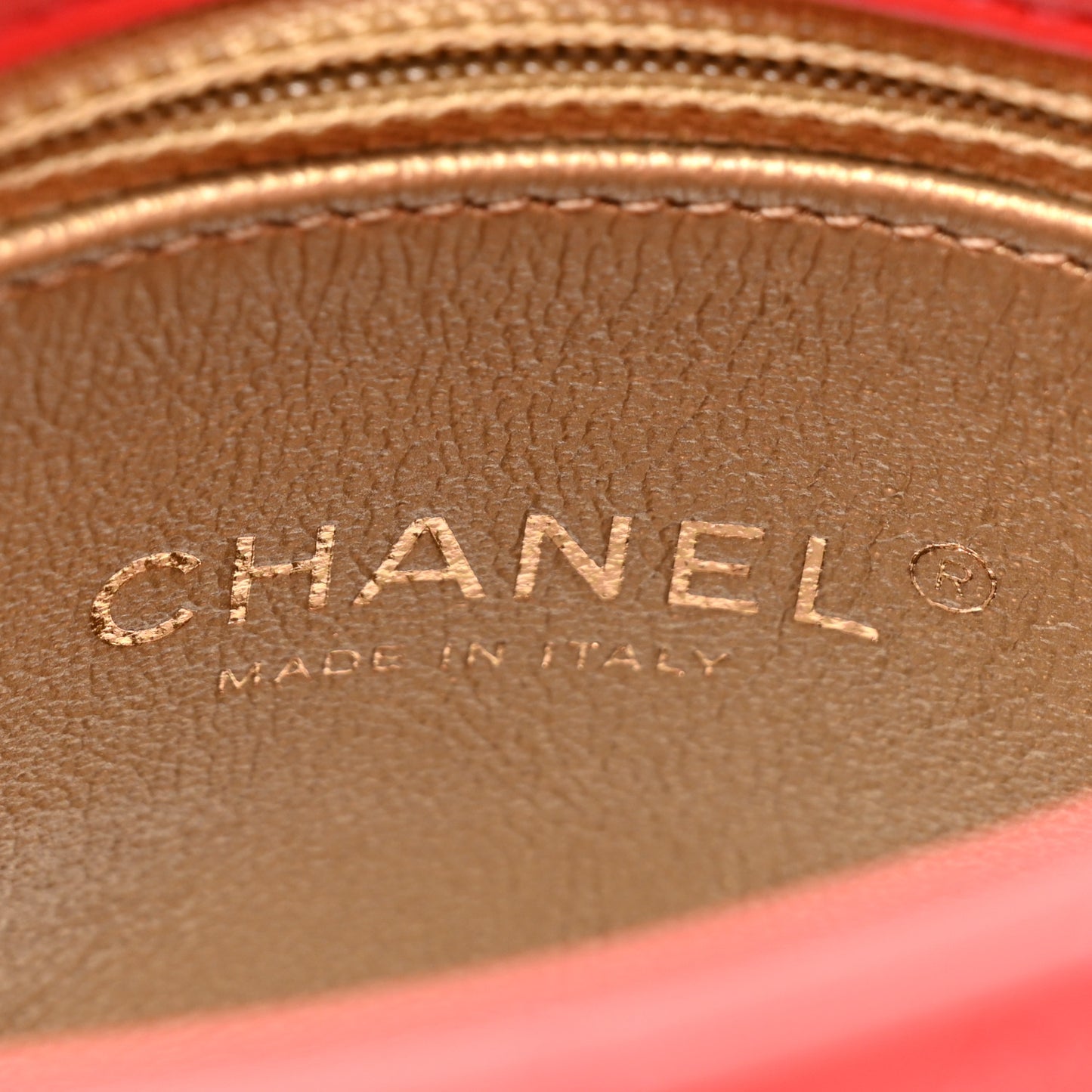Lambskin Quilted Side-Packs Red