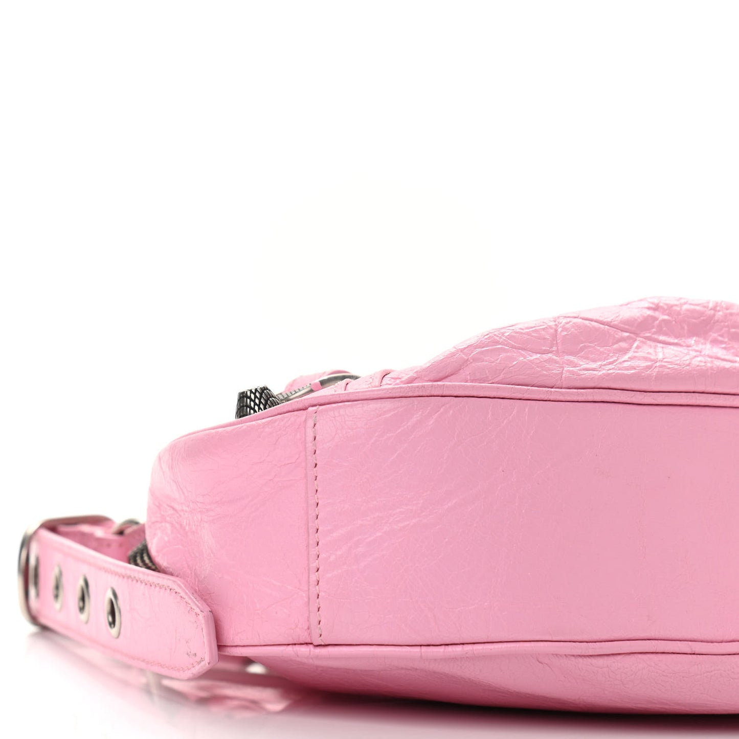Agneau Arena Le Cagole Shoulder Bag XS Candy Pink