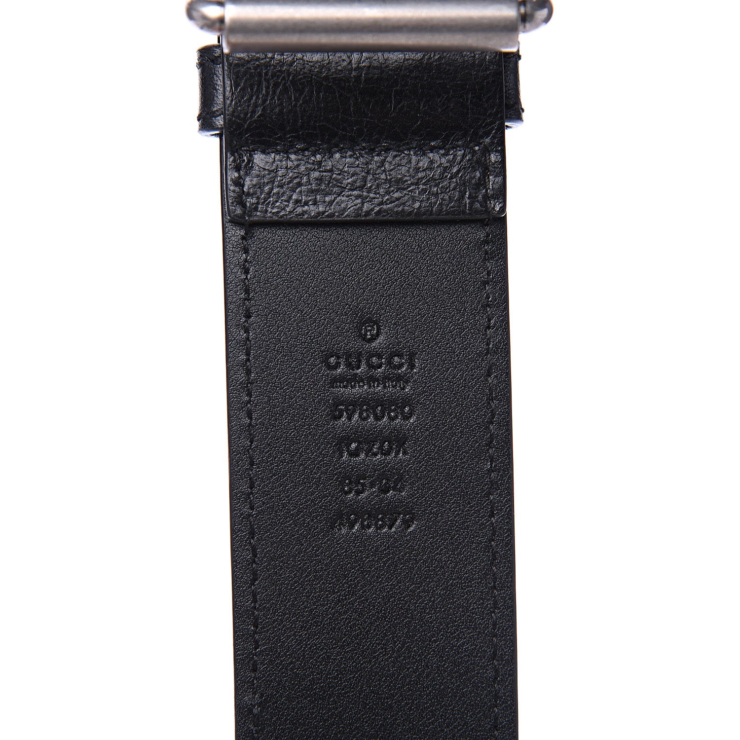 Gucci Fluffy Calfskin Morpheus Belt Bag 85 34 Black 7 of 9