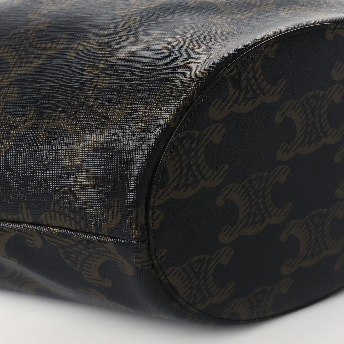 Calfskin Canvas Triomphe Couffin Tan