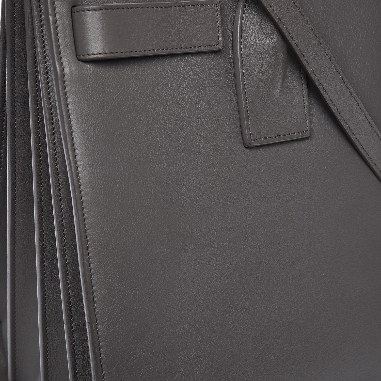 Saint Laurent Calfskin Small Sac De Jour Fog 8 of 10
