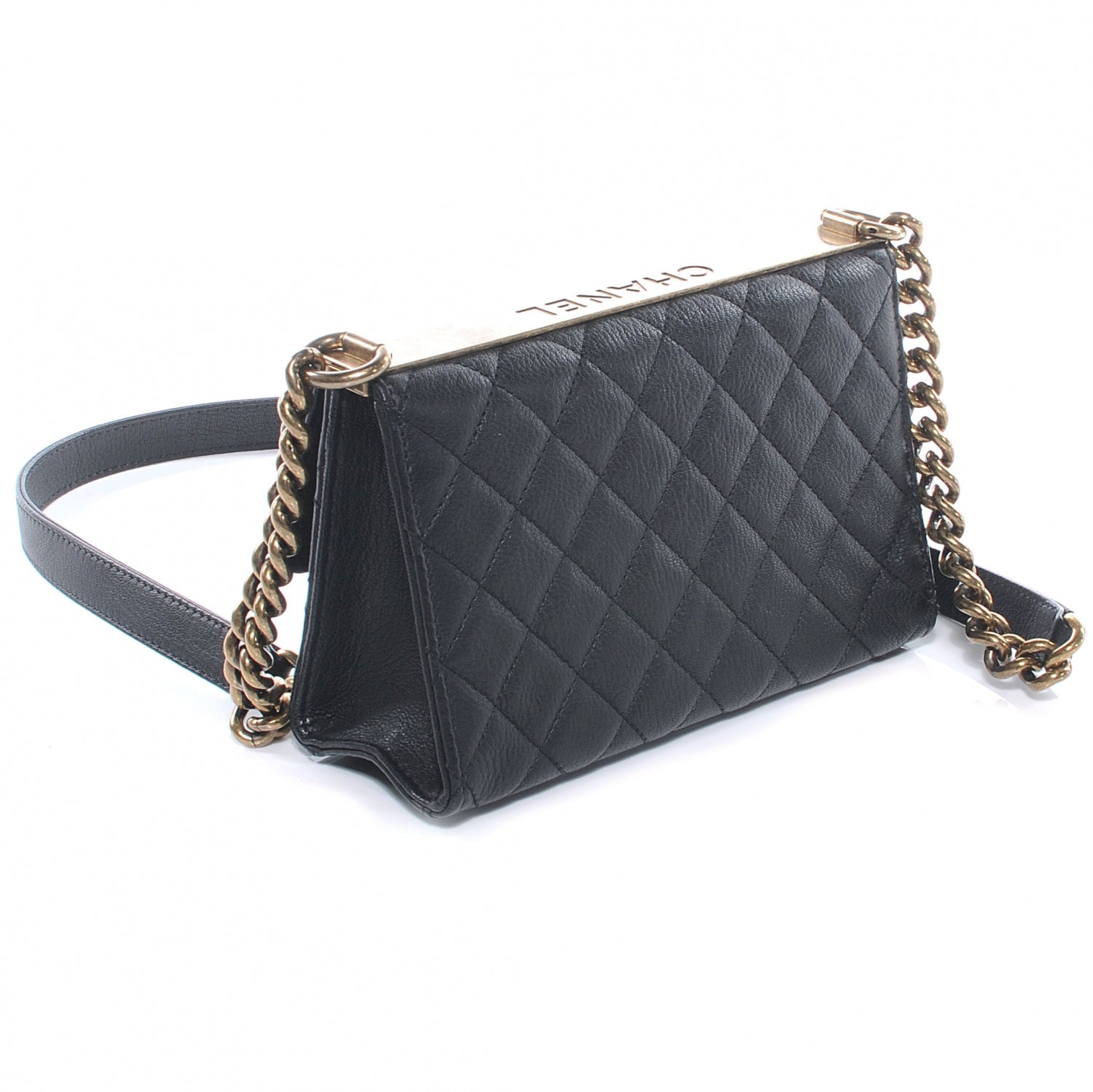 Chanel Goatskin Quilted Rita Flap Black 3 of 7