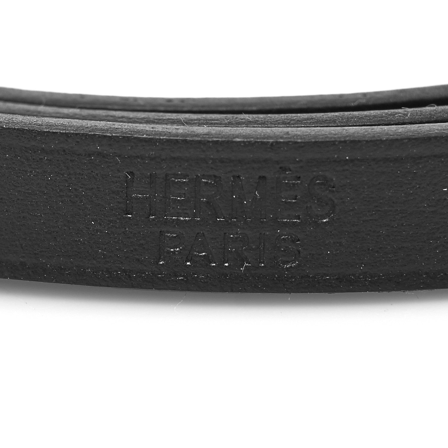 Hermes Chamonix Behapi Double Tour Bracelet T3 Black Fauve 4 of 5