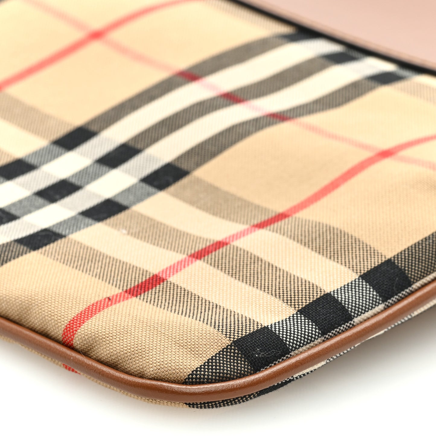 Horseferry Check Peyton Crossbody Clutch Bag Brown