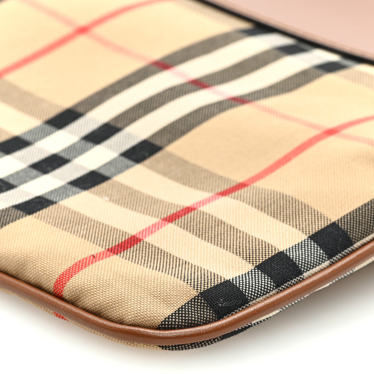 Burberry Horseferry Check Peyton Crossbody Clutch Bag Brown 8 of 8