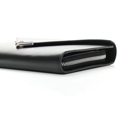 Alexander Wang Calfskin Prisma Skeletal Envelope Wallet Clutch Black 10 of 12