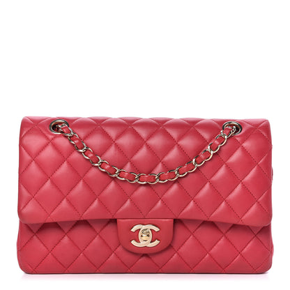 Chanel Lambskin Quilted Medium Double Flap Red 1 of 10