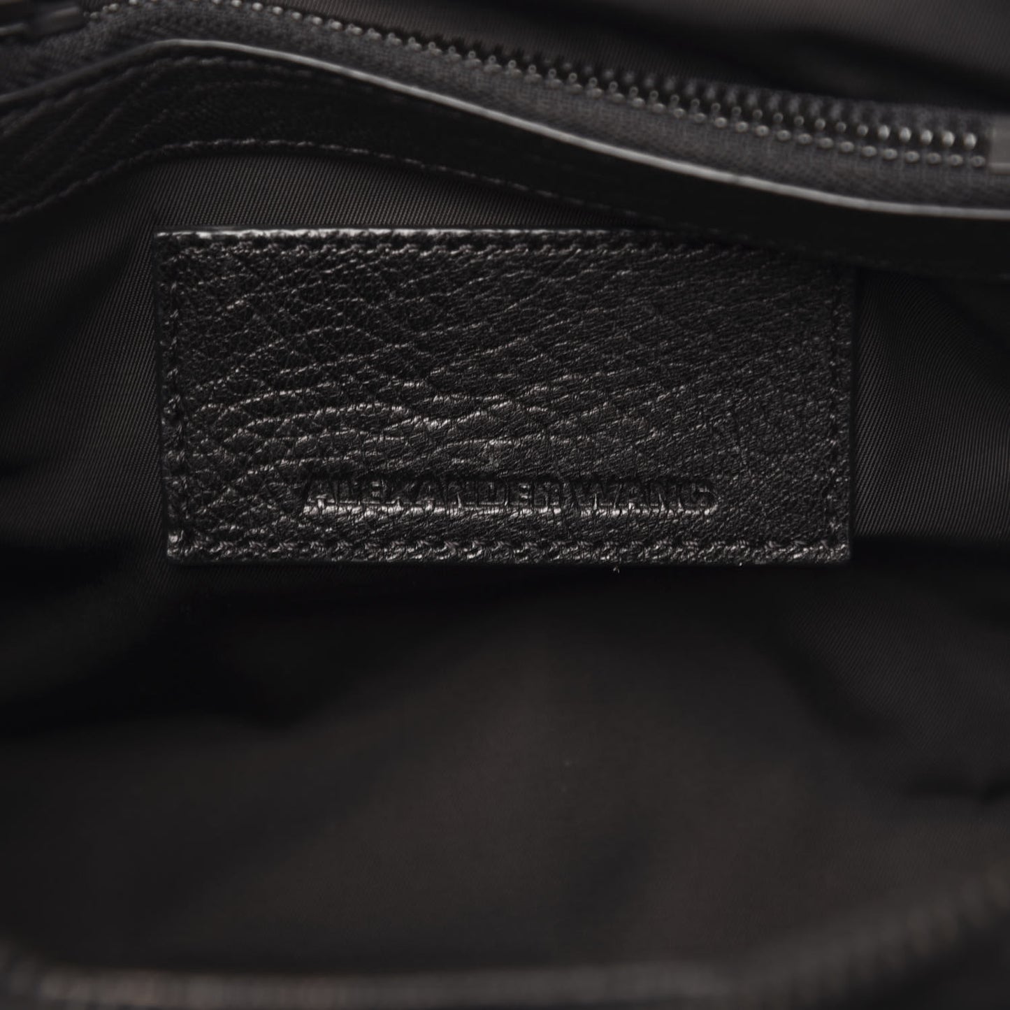 Pebbled Lambskin Mini Rockie Black Matte Black Hardware