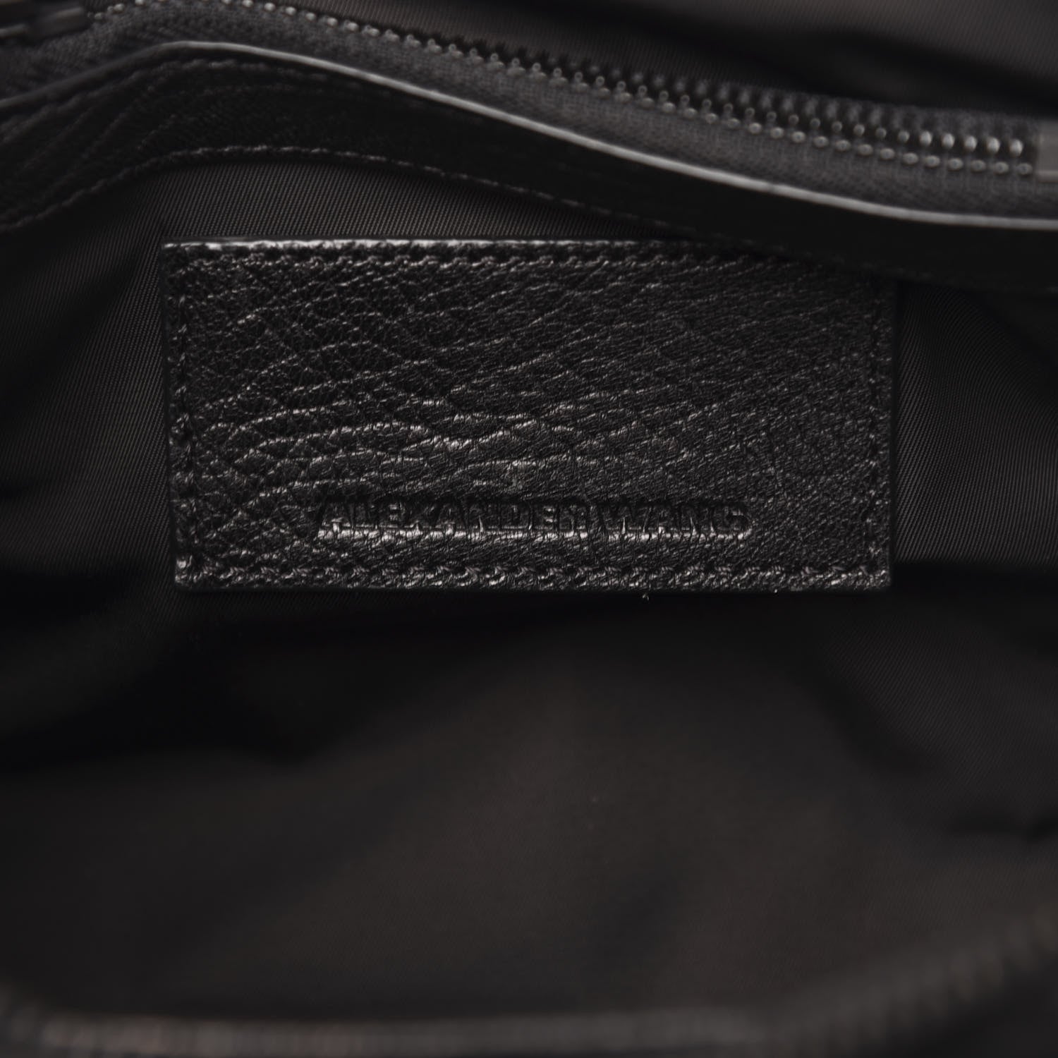 Alexander Wang Pebbled Lambskin Mini Rockie Black Matte Black Hardware 6 of 10