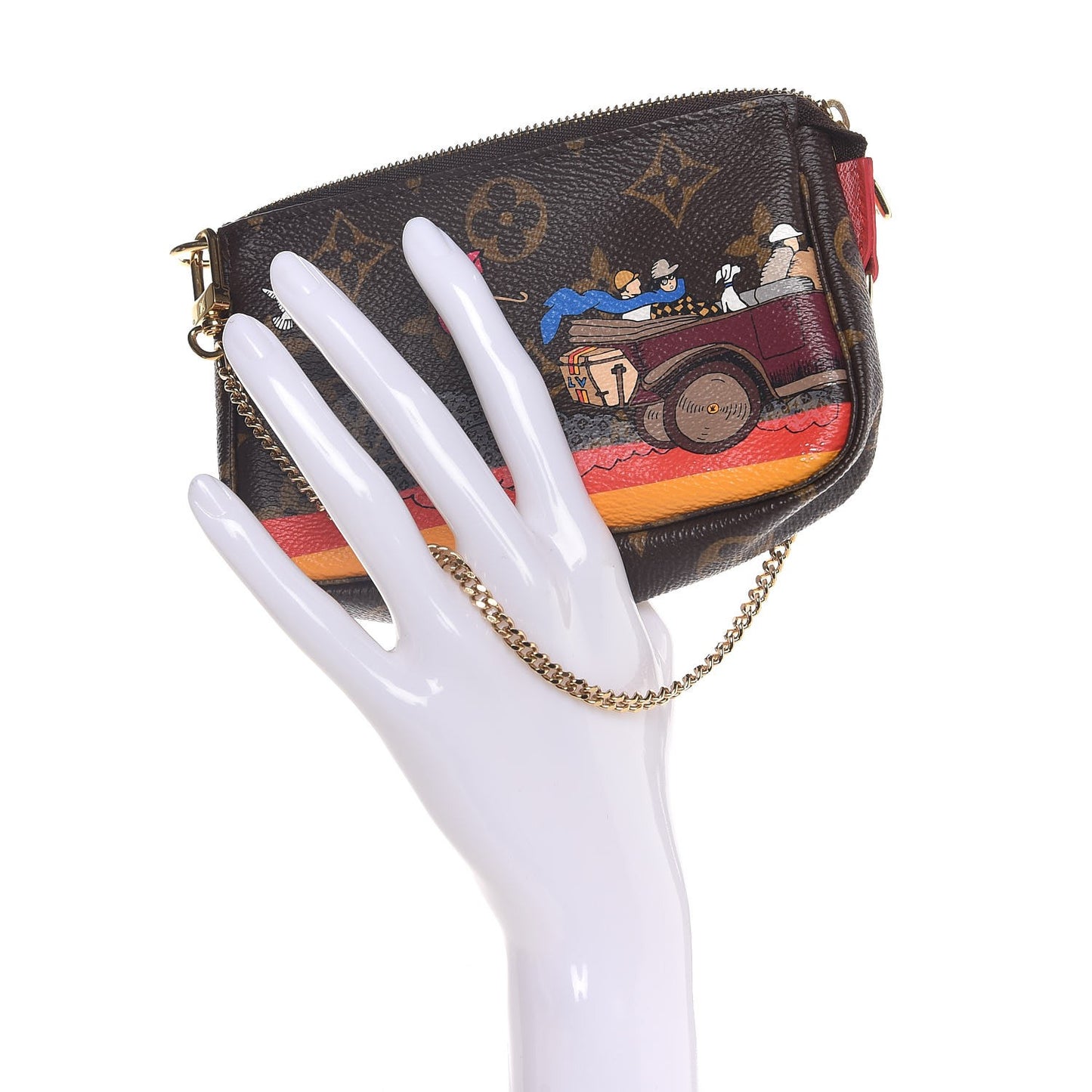 Monogram 2015 Christmas Animation Mini Pochette Accessories