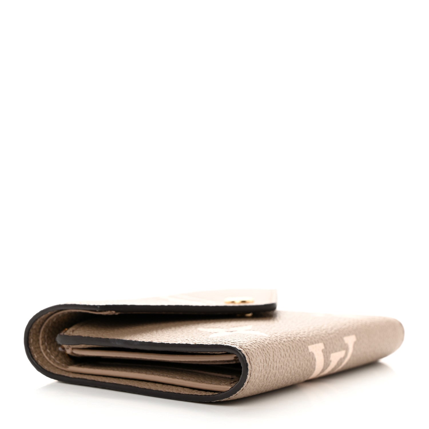 Louis Vuitton Empreinte Monogram Giant Victorine Wallet Tourterelle Creme 4 of 16