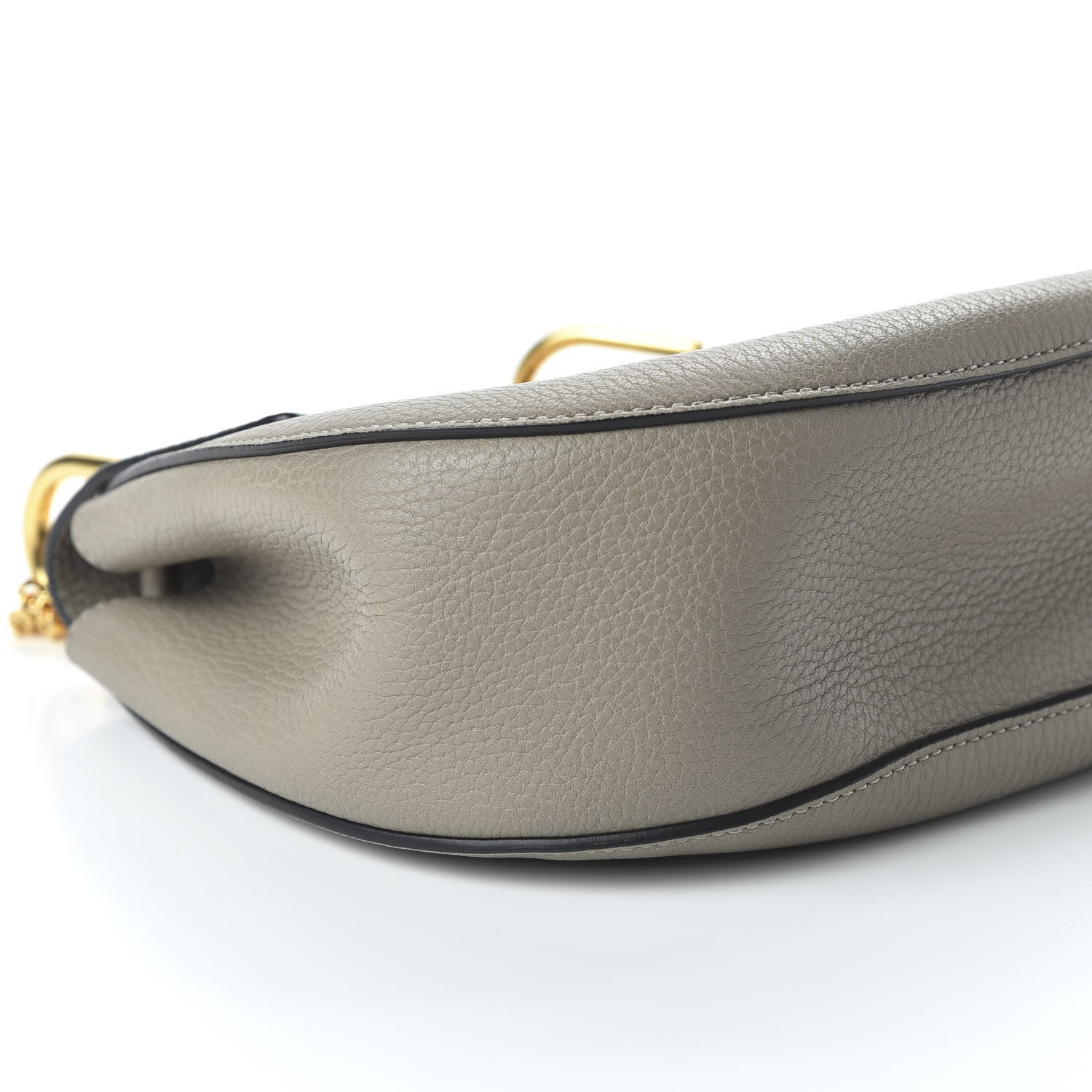 Chloe Grained Lambskin Drew Shoulder Bag Motty Grey 6 of 9