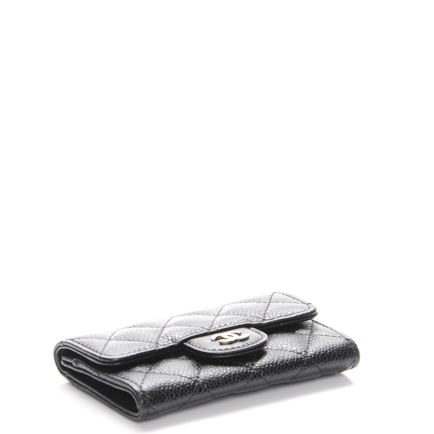 Chanel Caviar Quilted Coin Purse Black 4 of 8