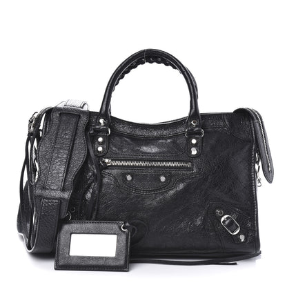 Balenciaga Agneau Classic Silver Hardware S City Black 1 of 9