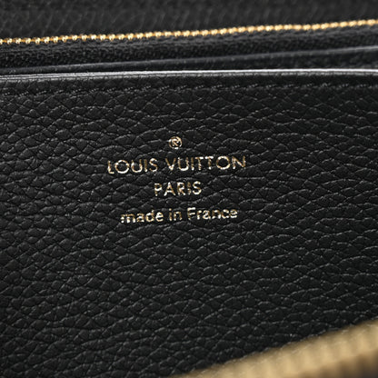 Louis Vuitton Empreinte Monogram Giant Clemence Wallet Black Beige 6 of 8