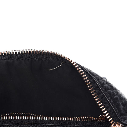 Alexander Wang Pebbled Lambskin Rocco Black Rose Gold Hardware 8 of 10