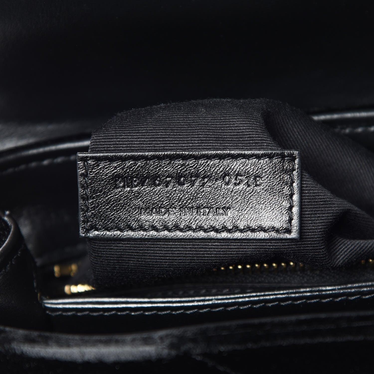 Saint Laurent Velvet Y Quilted Monogram Toy Loulou Chain Satchel French Black 7 of 10