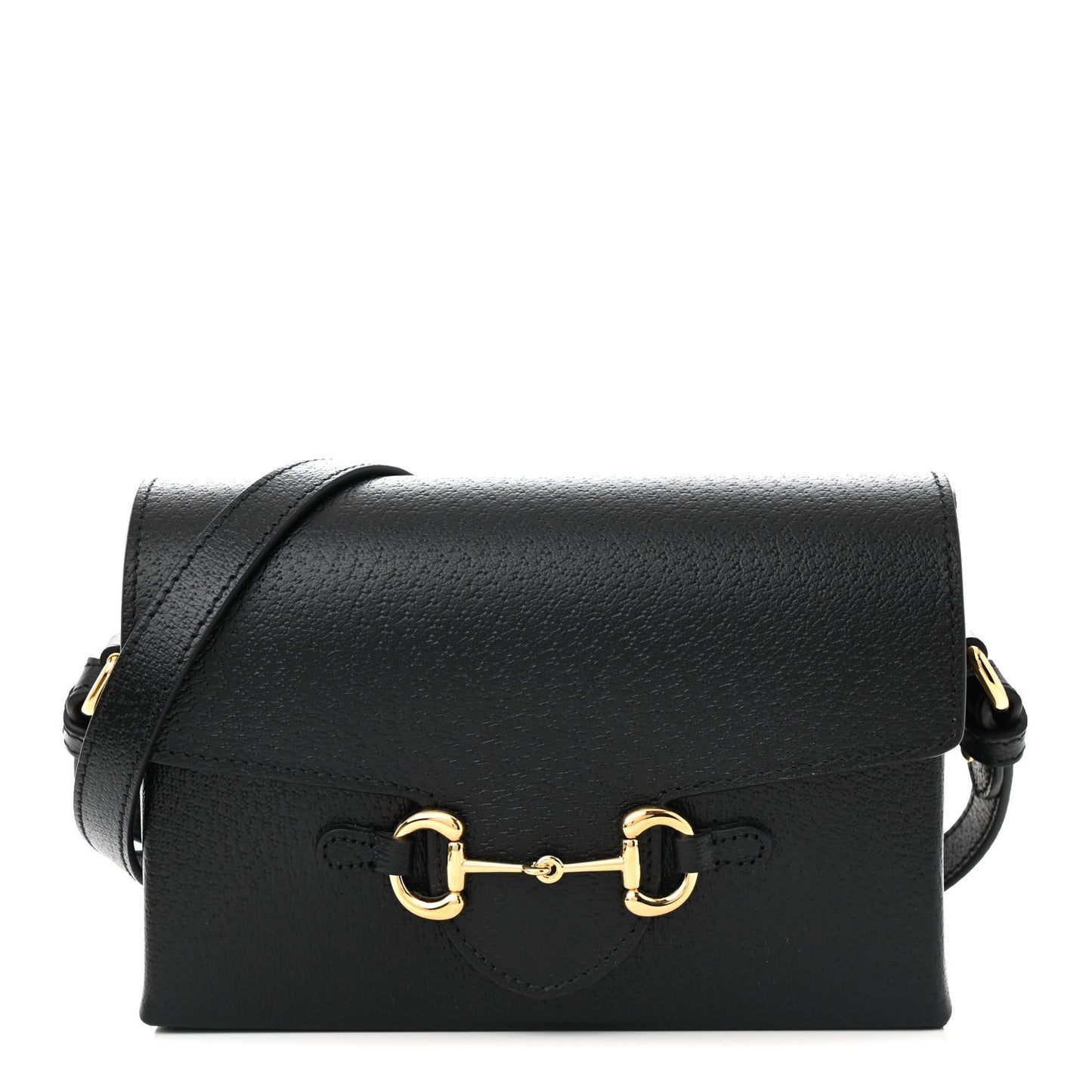 Calfskin Horsebit 1955 Shoulder Bag Black