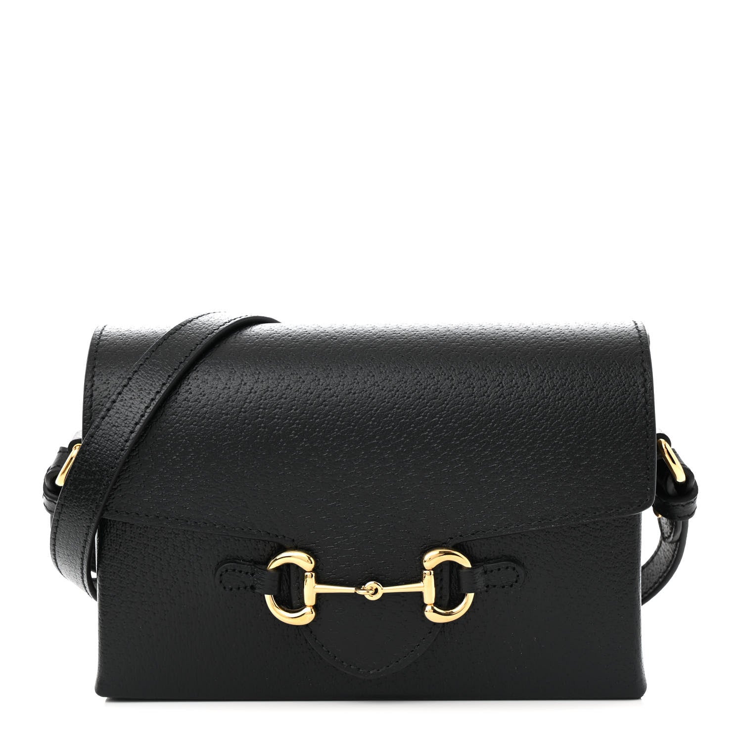 Gucci Calfskin Horsebit 1955 Shoulder Bag Black 1 of 11