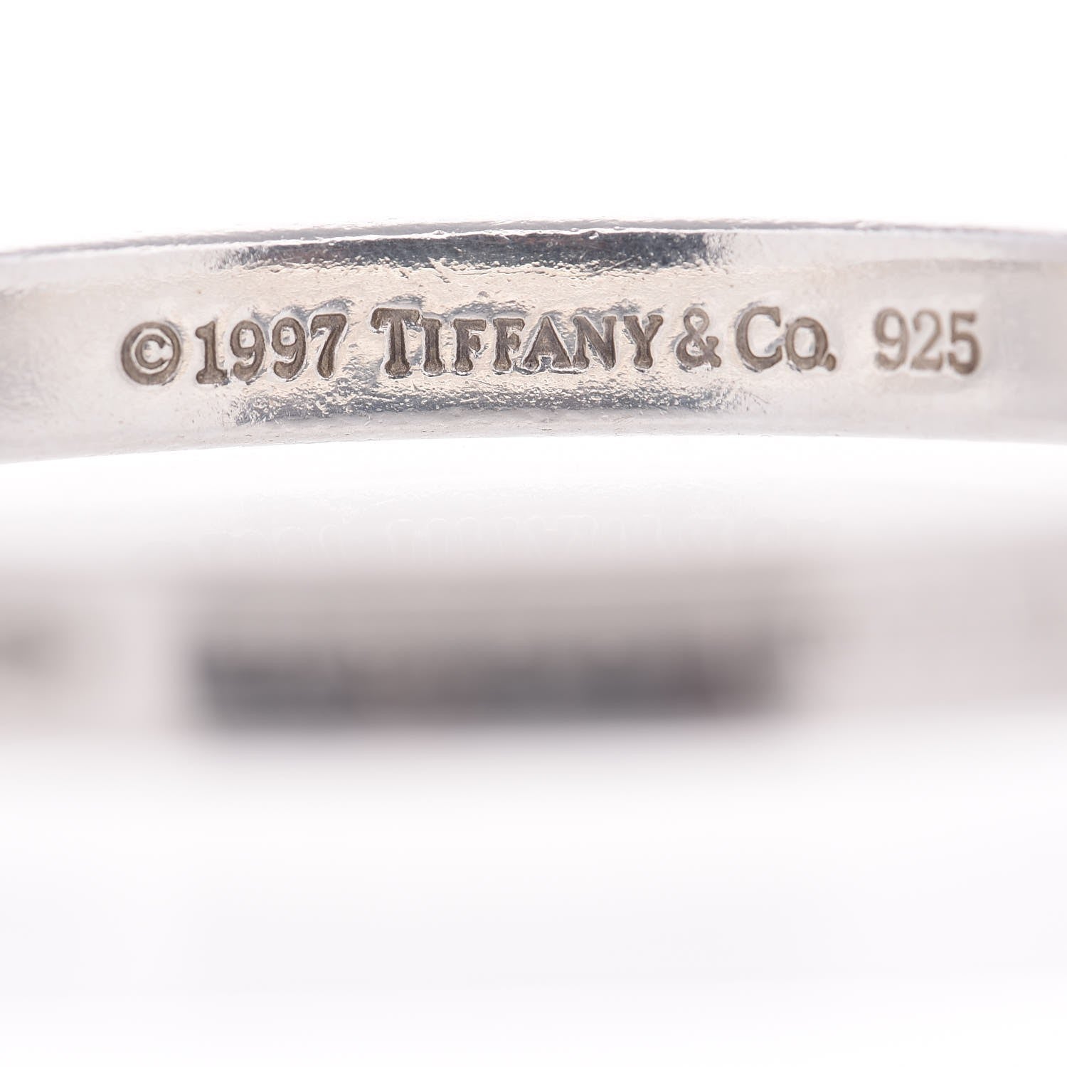 Tiffany Sterling Silver 1837 Bangle Bracelet 3 of 4