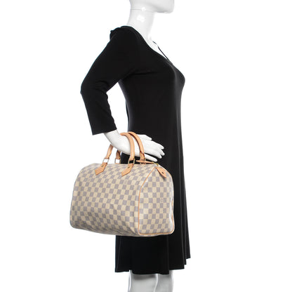 Louis Vuitton Damier Azur Speedy 30 2 of 16