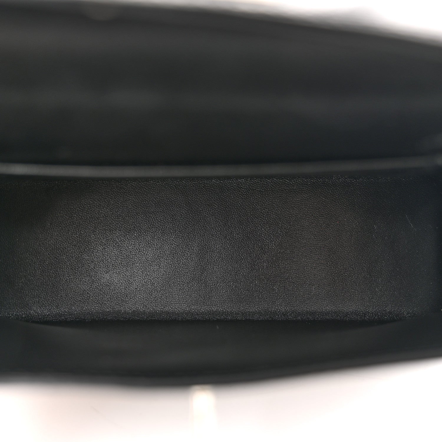 Hermes Shiny Lizard Mini Kelly Sellier 20 Black 5 of 14