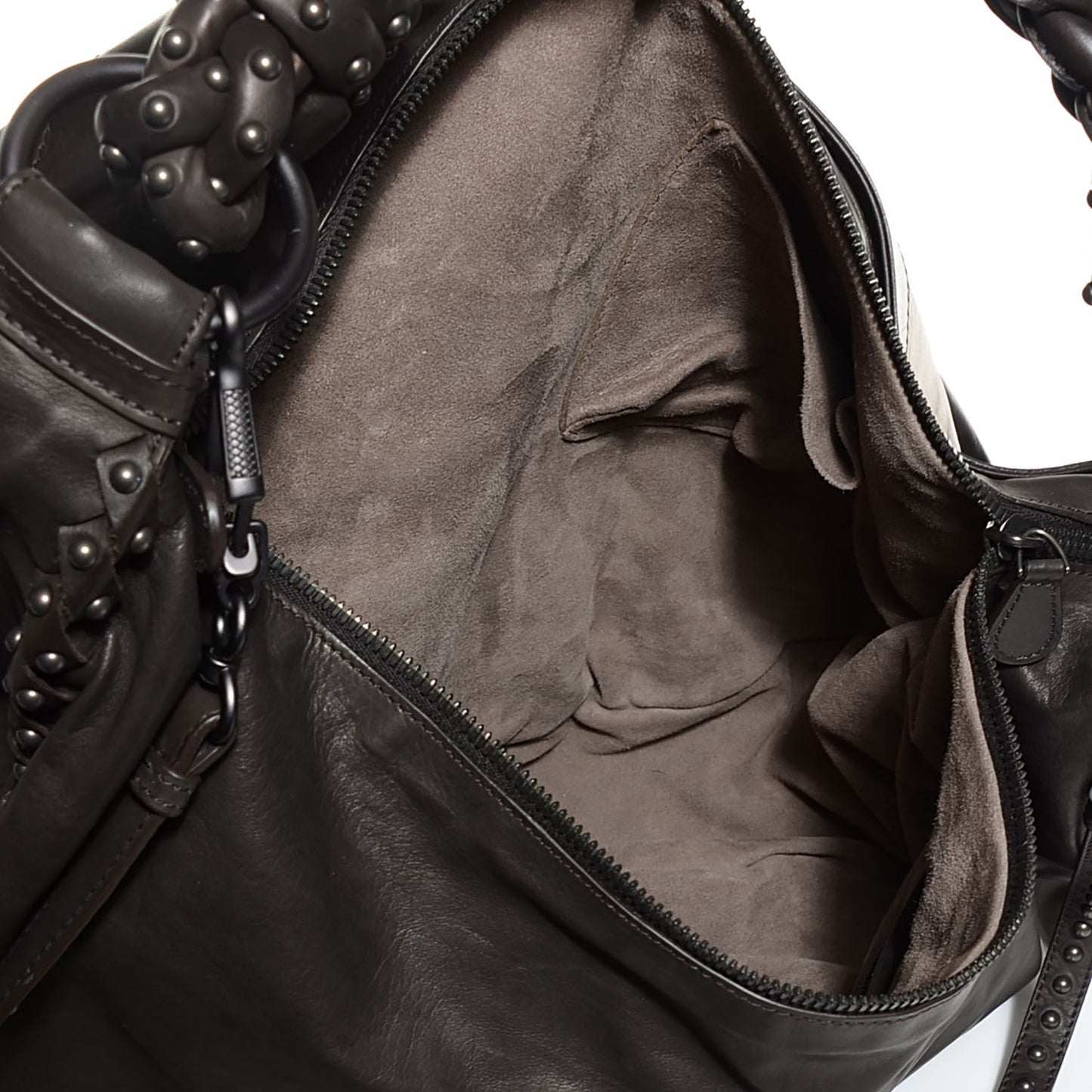 Waxed Calfskin Hobo Espresso