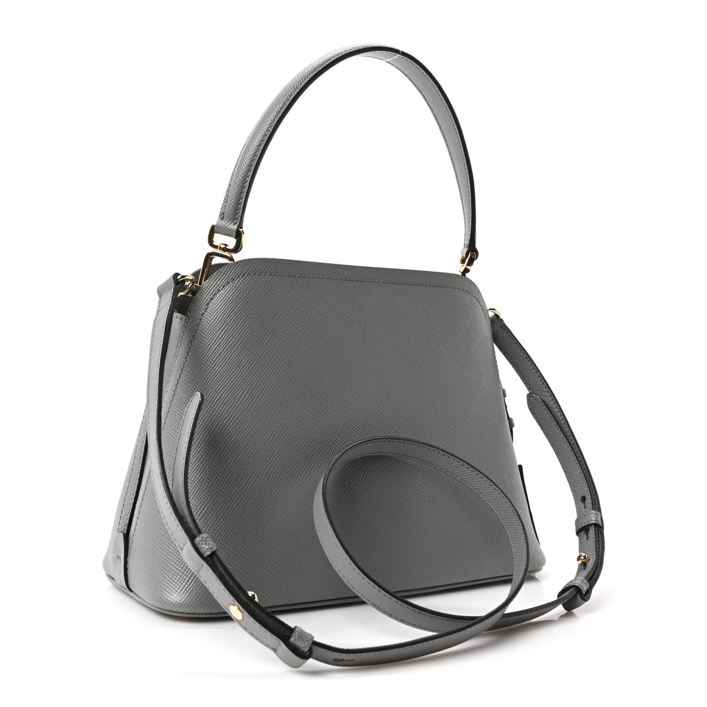 Saffiano Cuir Small Matinee Tote Pomice