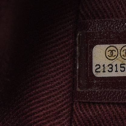 Chanel Glazed Calfskin Quilted Small Salzburg Backpack Burgundy 9 of 10