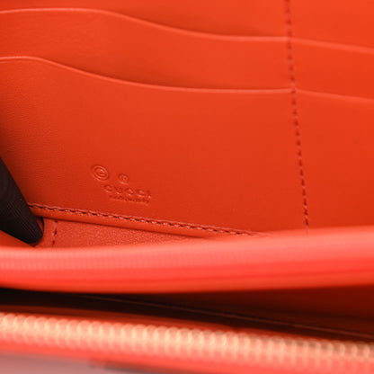 Gucci Microguccissima Zip Around Wallet Sun Orange 6 of 8