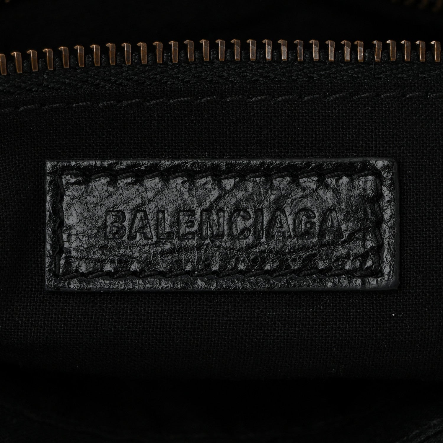 Balenciaga Agneau Arena Classic Hardware Le City First Bag Black 7 of 11