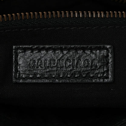 Balenciaga Agneau Arena Classic Hardware Le City First Bag Black 7 of 11
