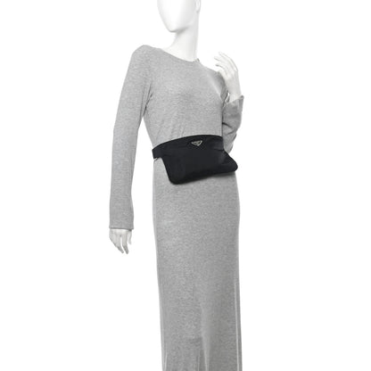 Prada Tessuto Nylon Montagna Belt Bag Black 2 of 9