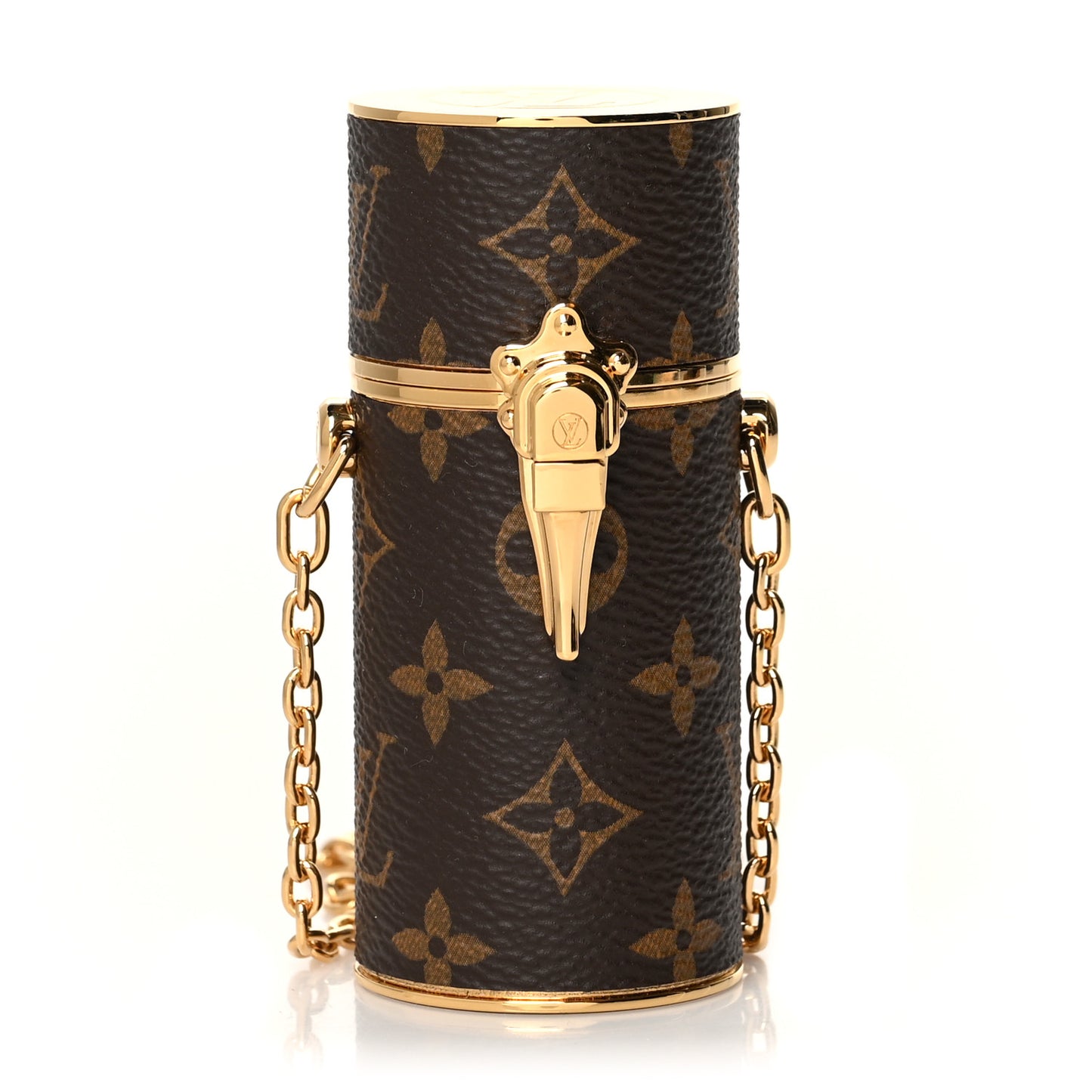 Monogram Chain Lipstick Case