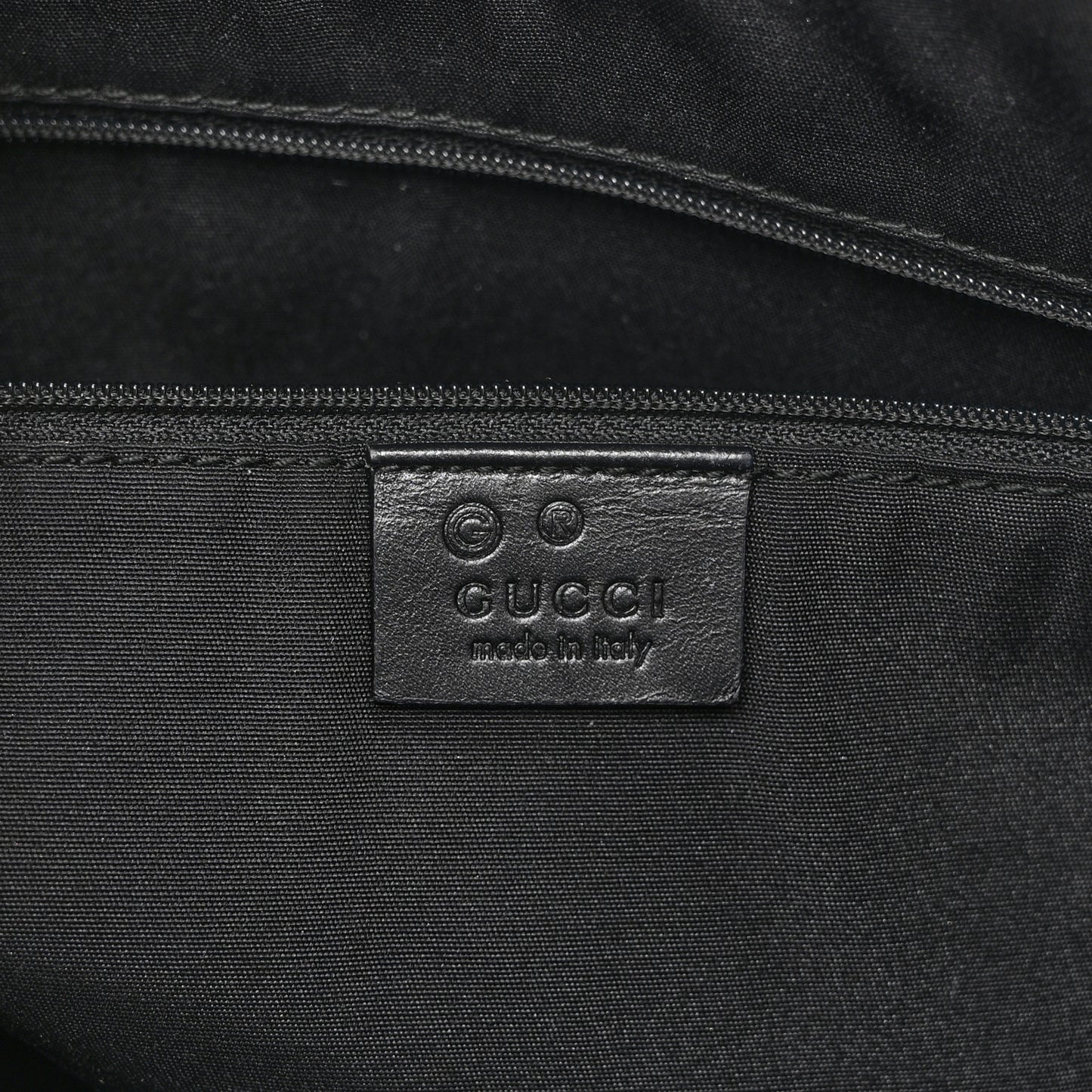Canvas Large Half Moon Hobo Black