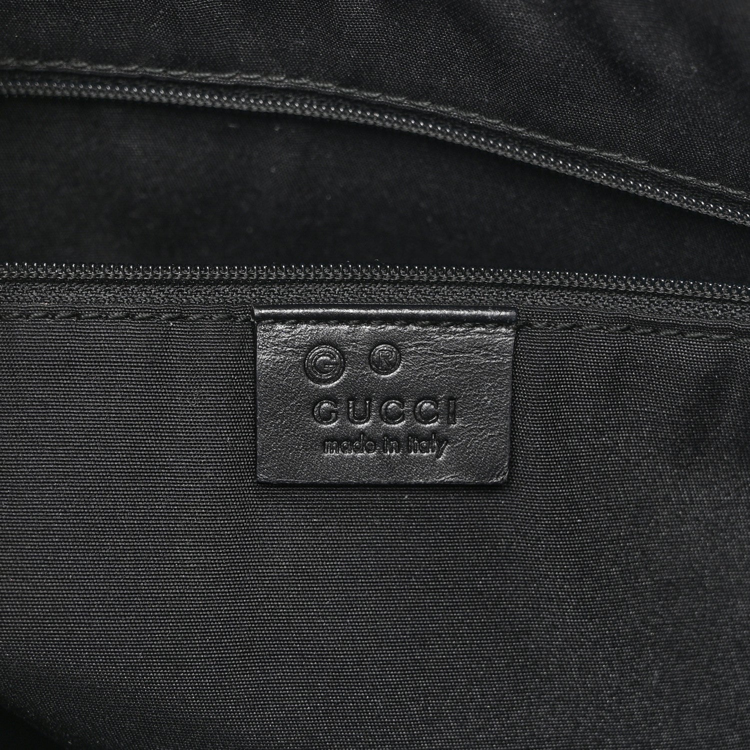 Gucci Canvas Large Half Moon Hobo Black 6 of 11