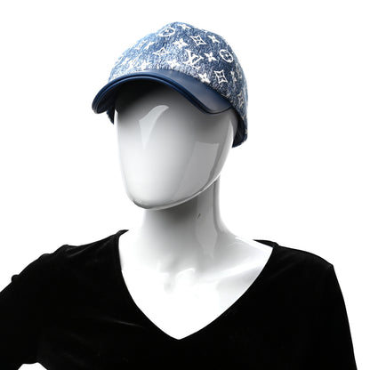 Louis Vuitton Monogram Jacquard Cap L Blue 2 of 8