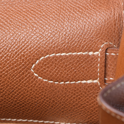 Hermes Courchevel Kelly Retourne 35 Gold 20 of 40